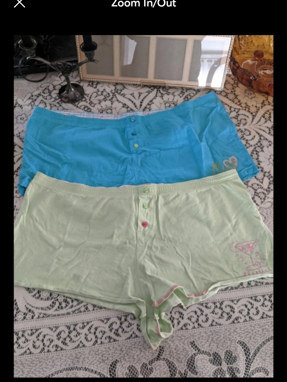 Retro Y2K Victoria's Secret Flirt Collection Sleepwear Loungewear Shorts